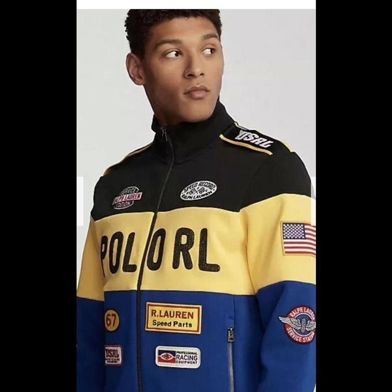 Polo Ralph Lauren Men's Double-Knit Racing Jacket - | Depop