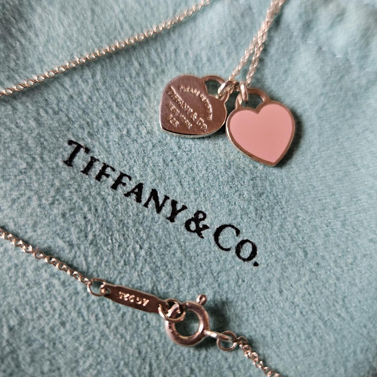 Tiffany & Co Return To Tiffany Double Heart Tag - Depop