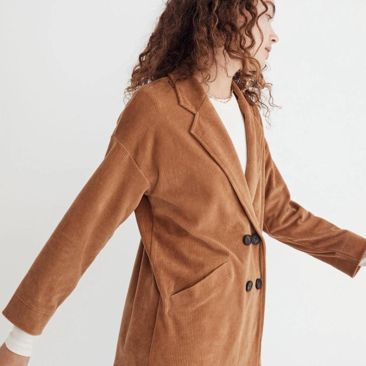 Madewell Women's Knit Brown Corduroy Redford Depop