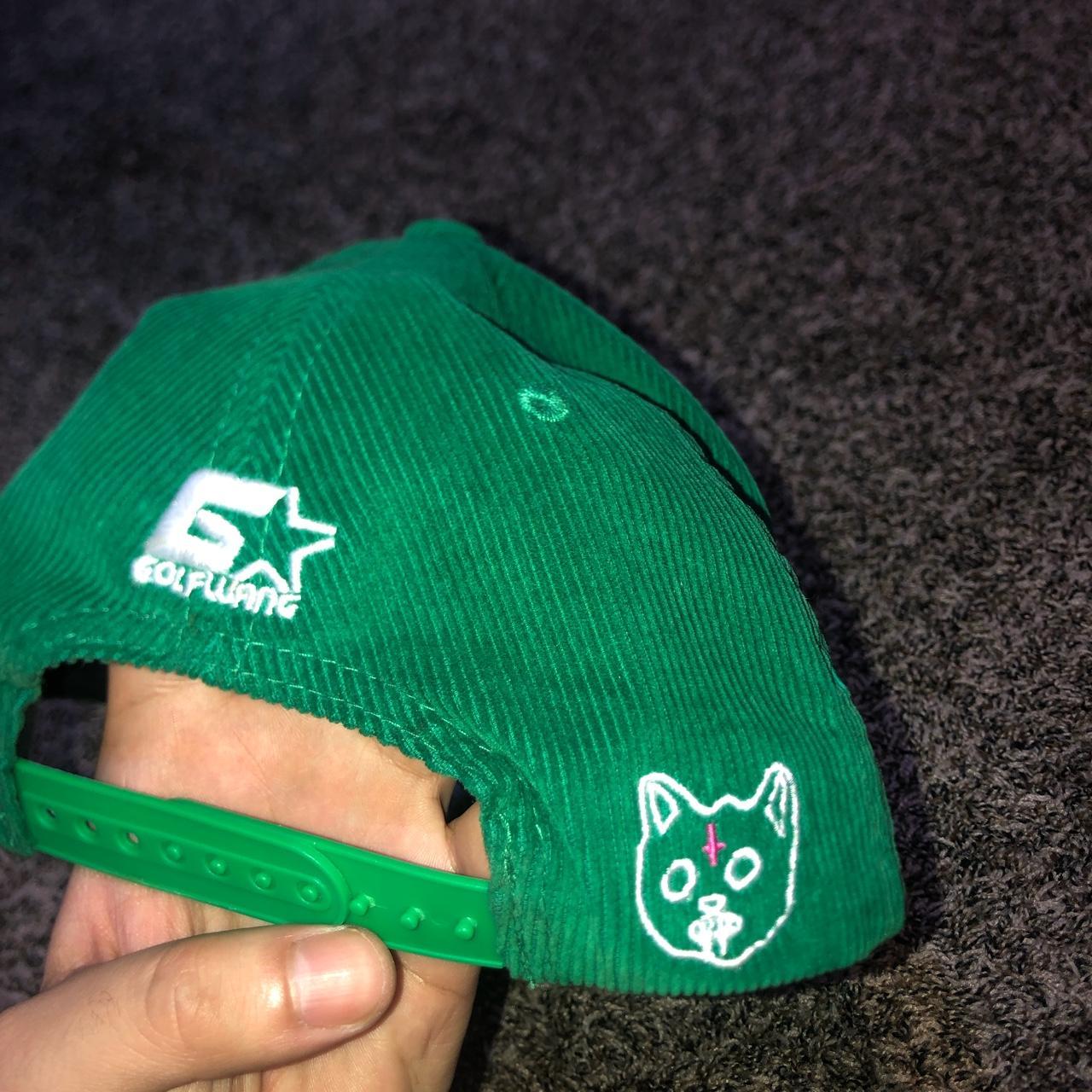 Golf Wang Men's Green Hat Depop