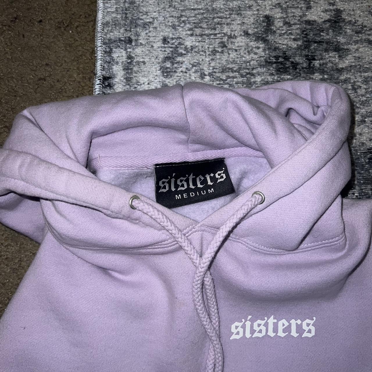 Sisters store lavender hoodie