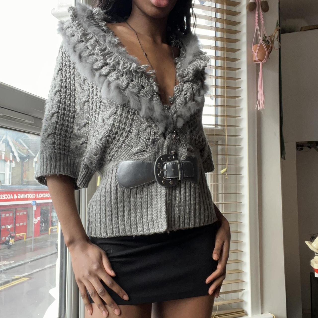 Silver cardigan clearance