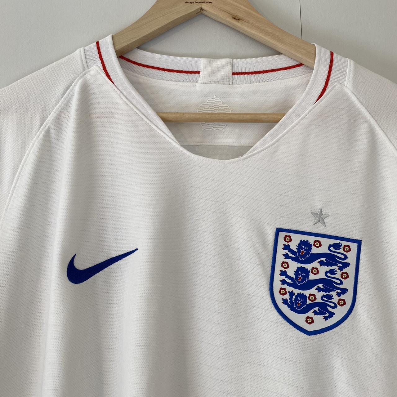 Nike England Home Shirt 2018-20. Size - Men's... - Depop