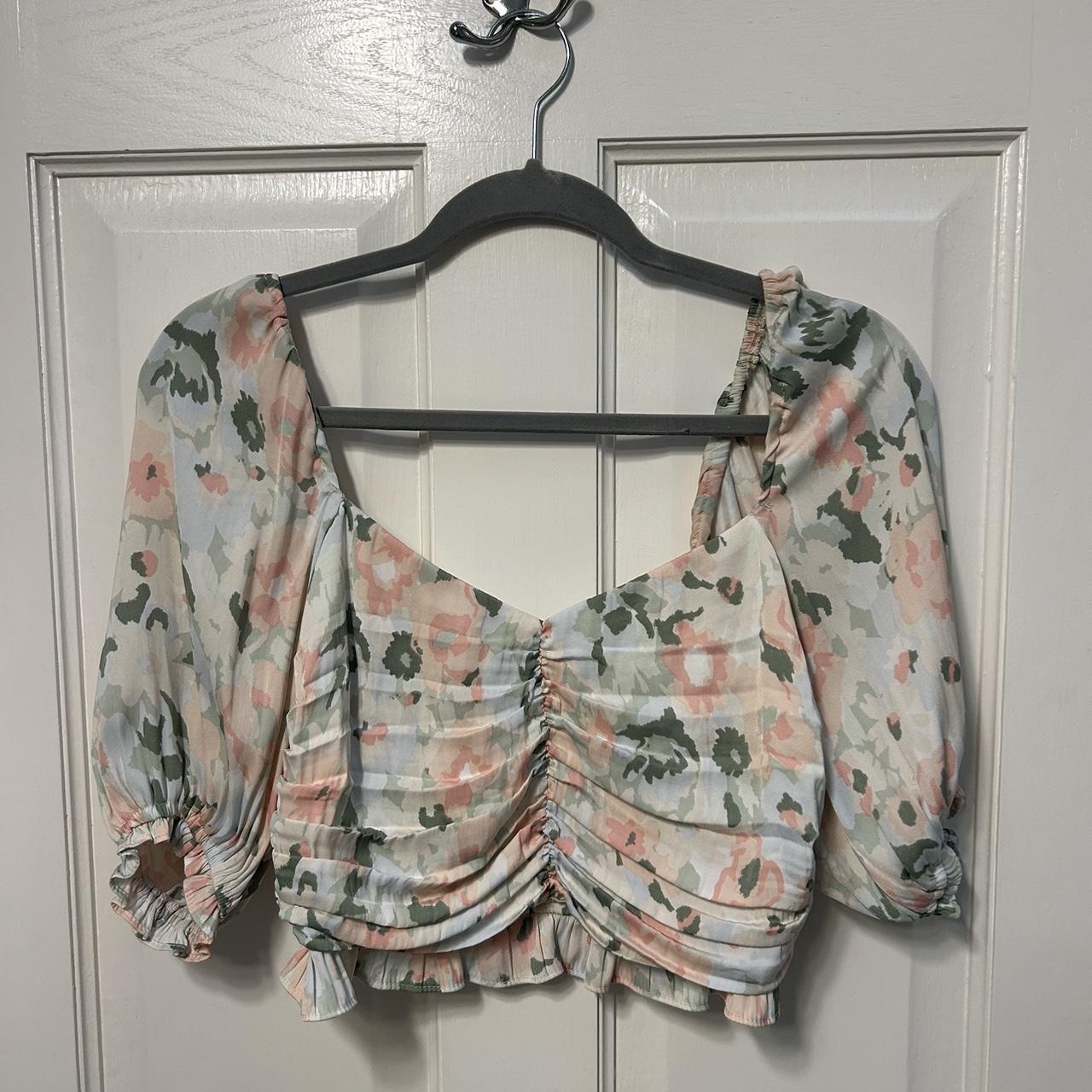 Puff Sleeve Top Glassons Au Size 8 Us Size Depop 4093