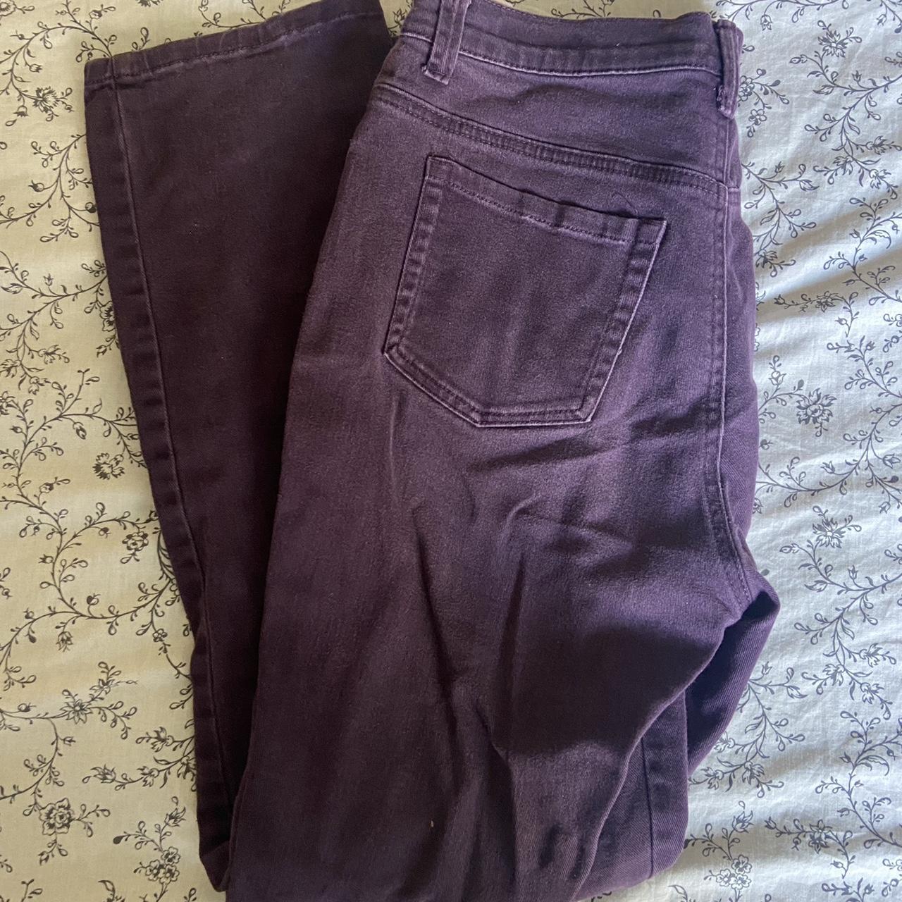 Gloria Vanderbilt Women's Purple Trousers | Depop