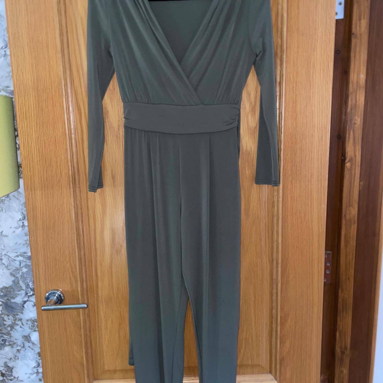 New Look Women's Khaki Jumpsuit Depop