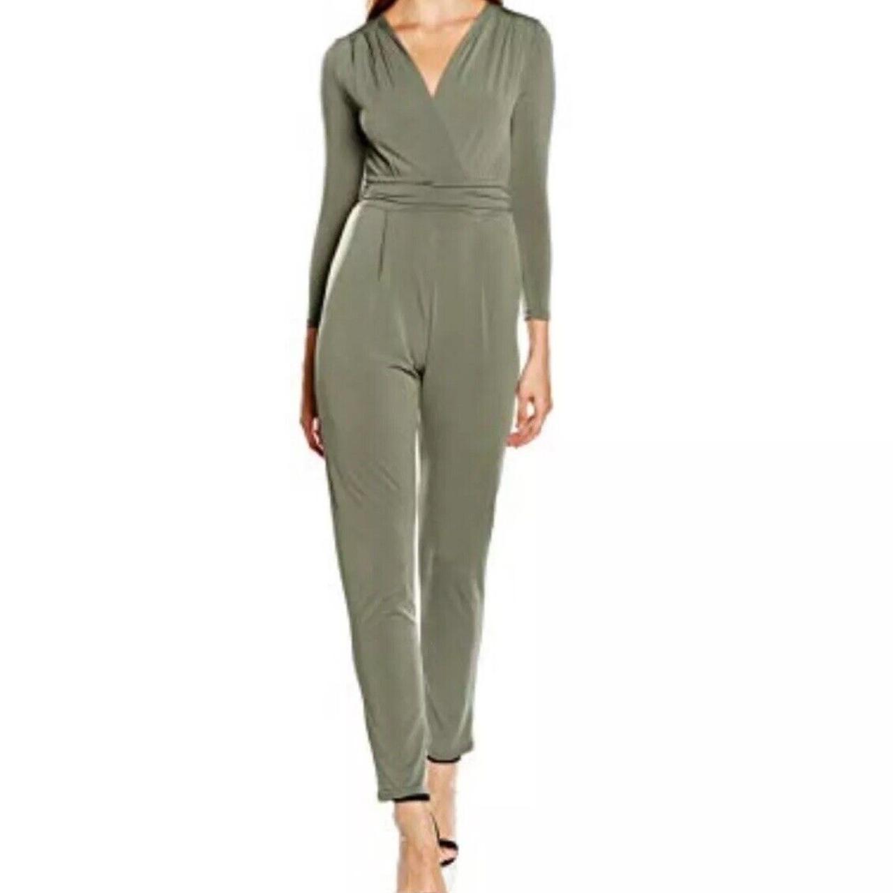 New Look Women's Khaki Jumpsuit | Depop