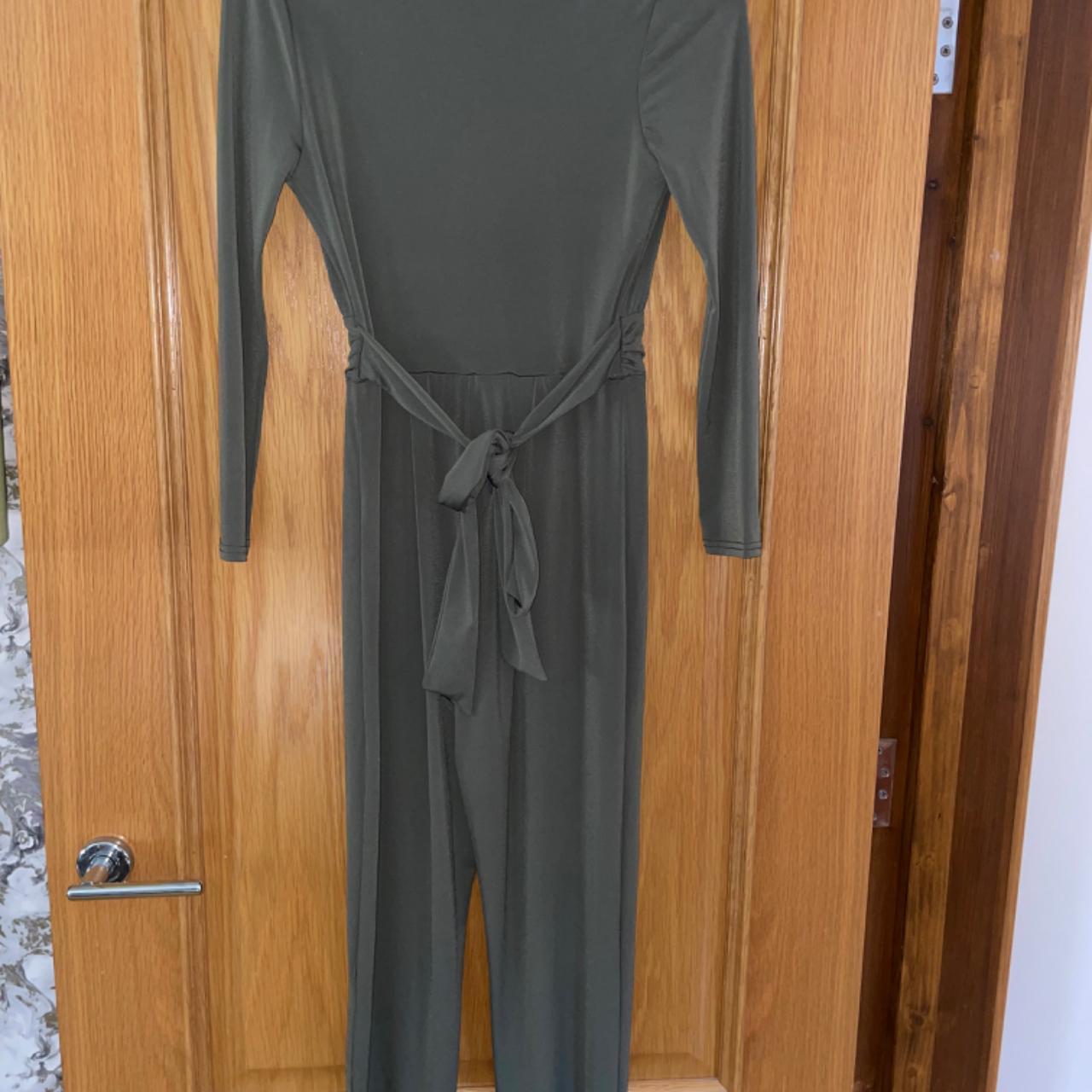 New Look Women's Khaki Jumpsuit Depop