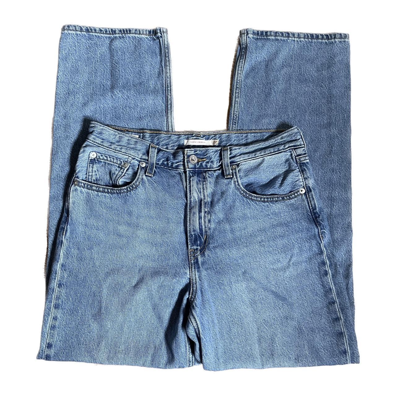 Loose Straight Women's Jeans - Medium Wash