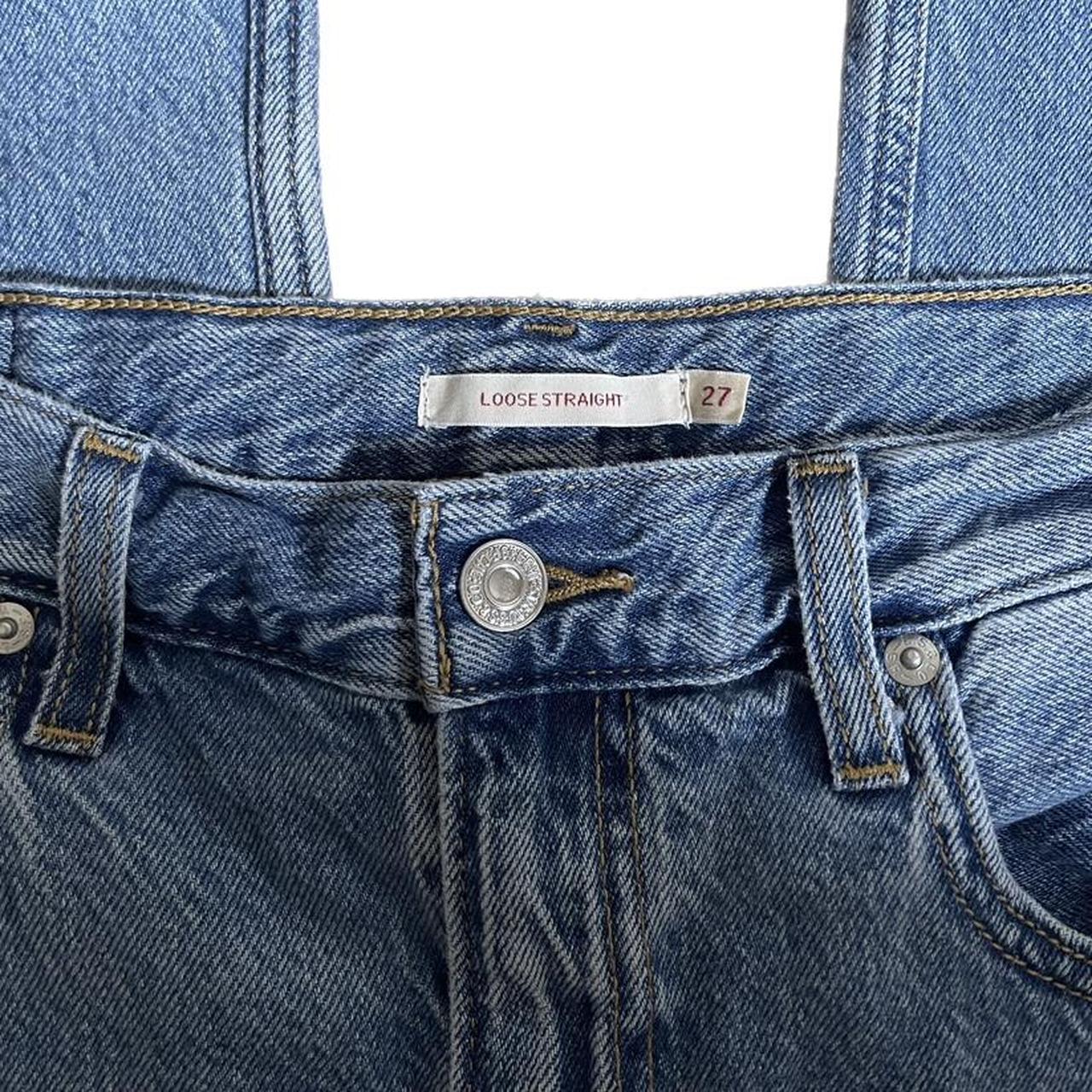Loose Straight Women's Jeans - Medium Wash