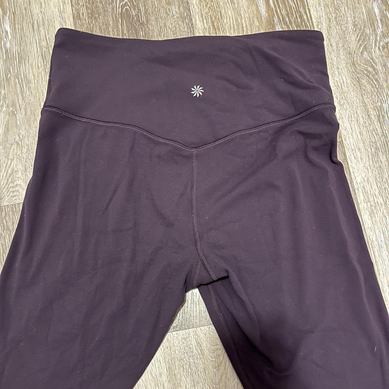 Dark purple full length athleta leggings - Depop