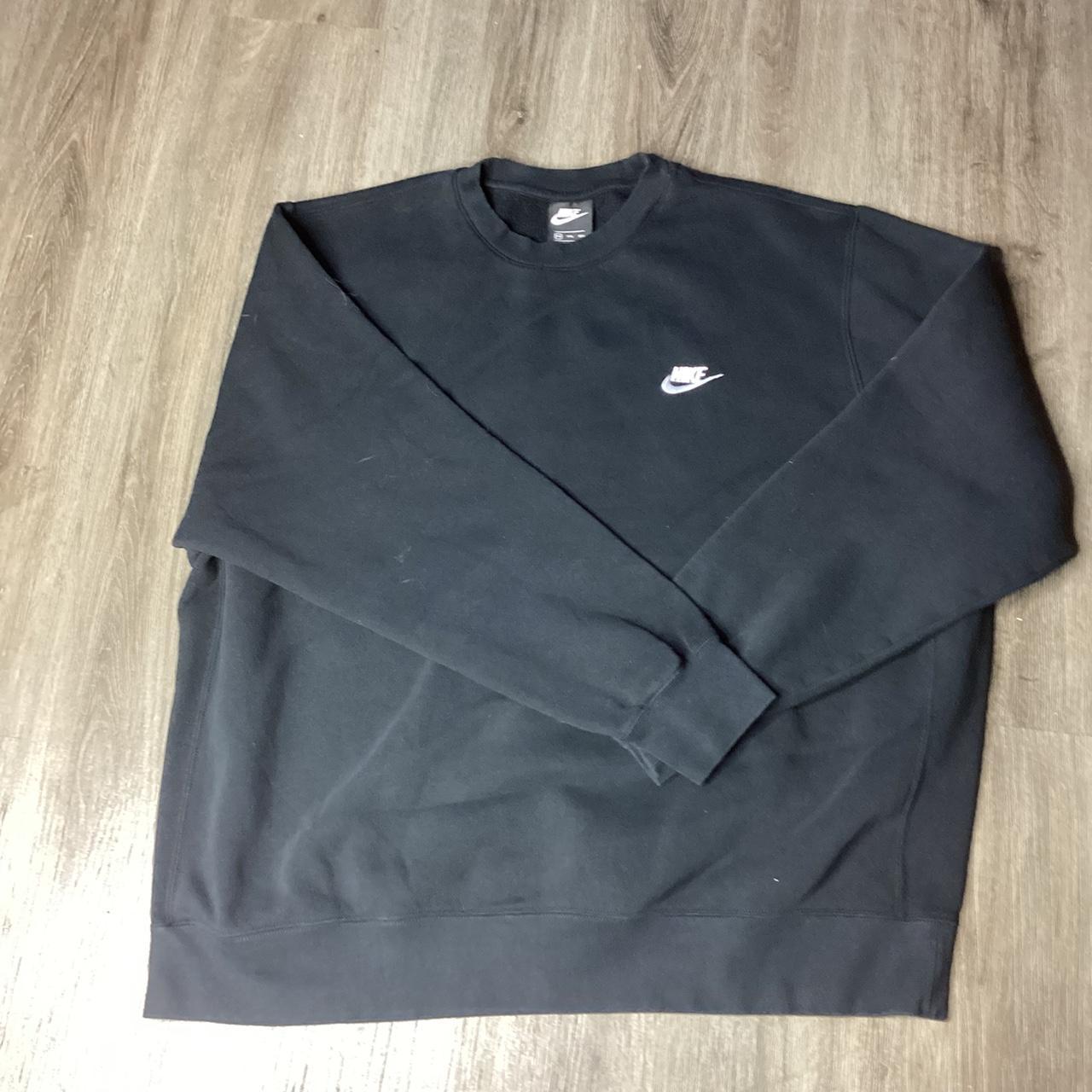 mens black nike crew neck sweater