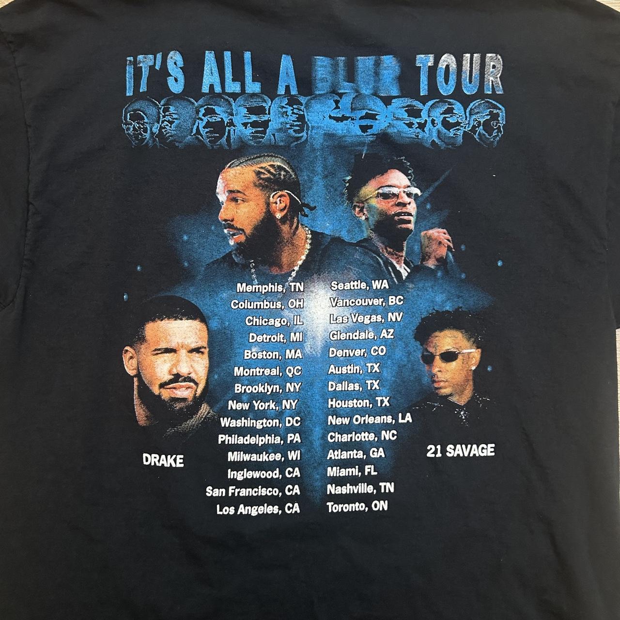 Octobers Very Own Drake 21 Savage It's All A Blur Tour Merch