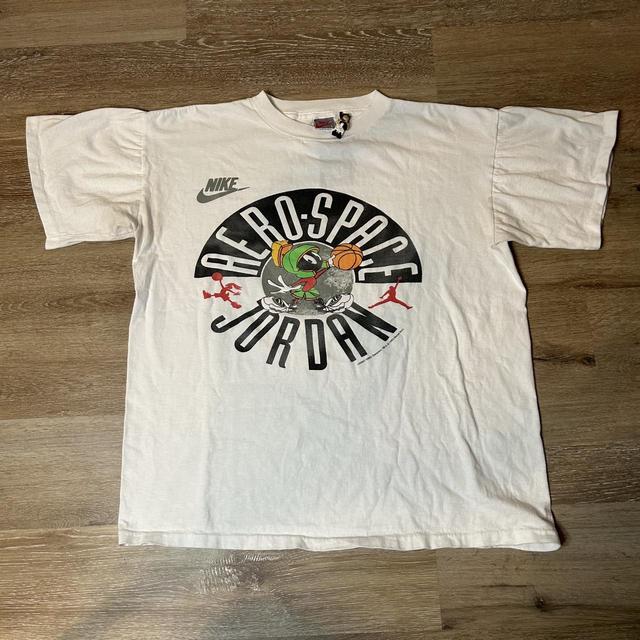 Vintage 1993 Nike Aerospace Jordan tee. Shirt is... - Depop