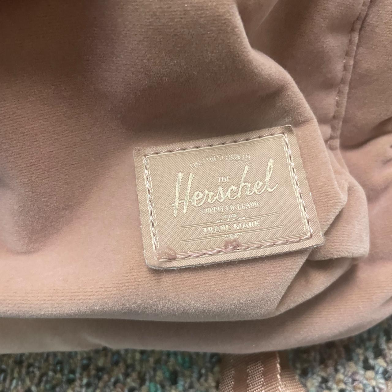 Herschel Velvet Backpack light/muted... Depop