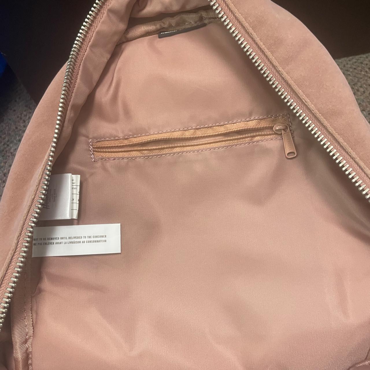 Herschel Velvet Backpack light/muted... Depop
