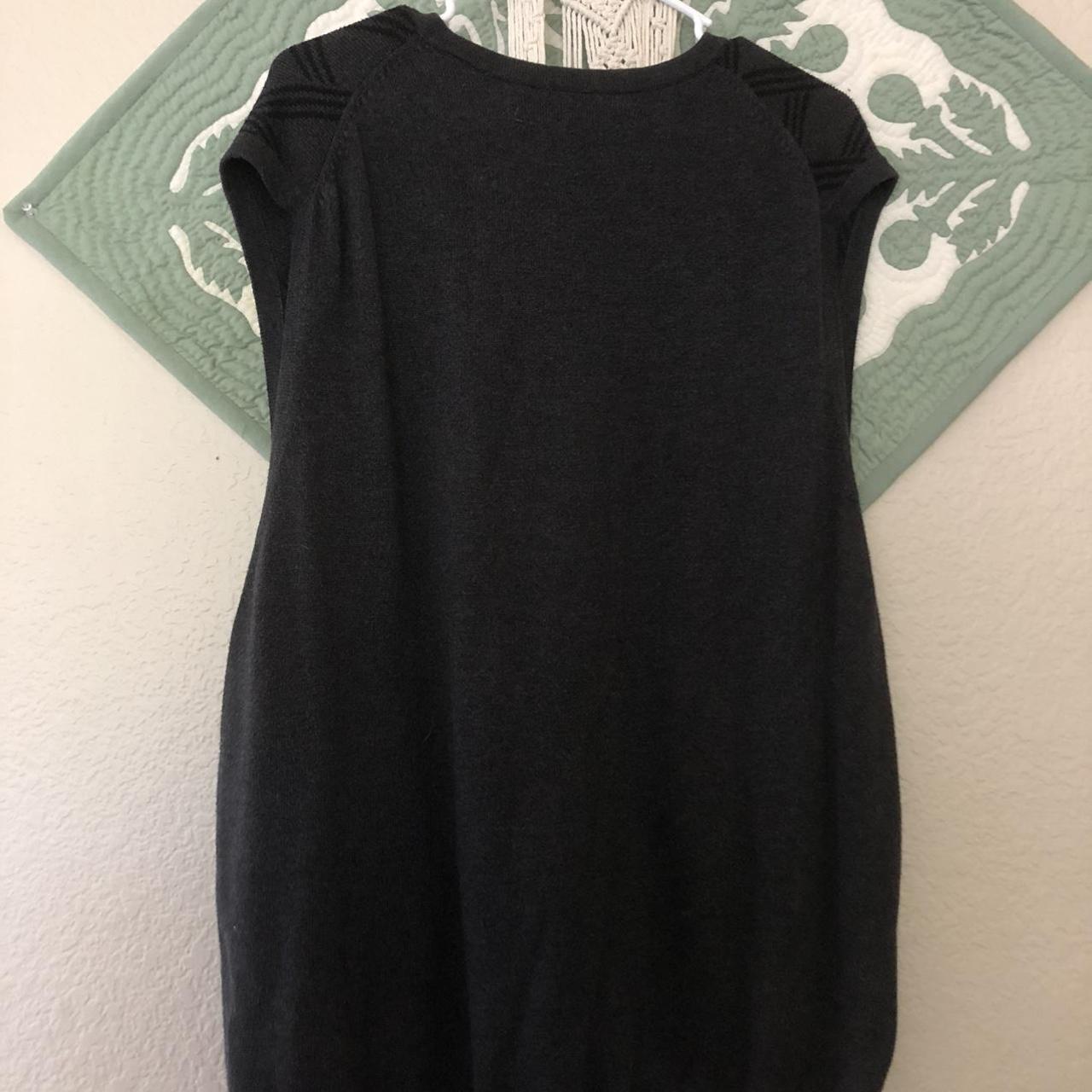 Black and Grey argyle sweater vest 60 Cotton 40... Depop