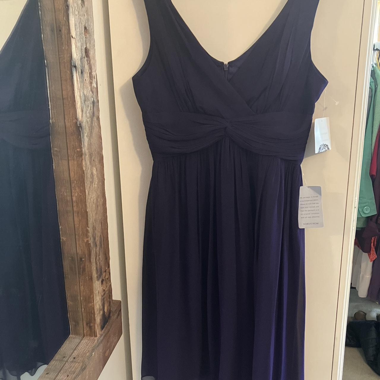 Donna Morgan Women's Purple Dress | Depop