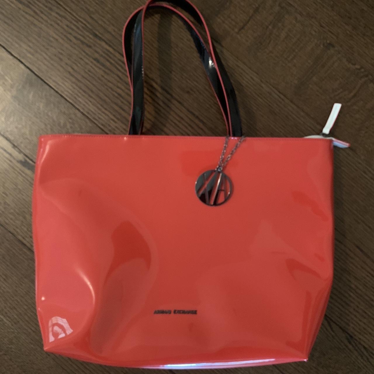 Armani exchange hotsell patent bag