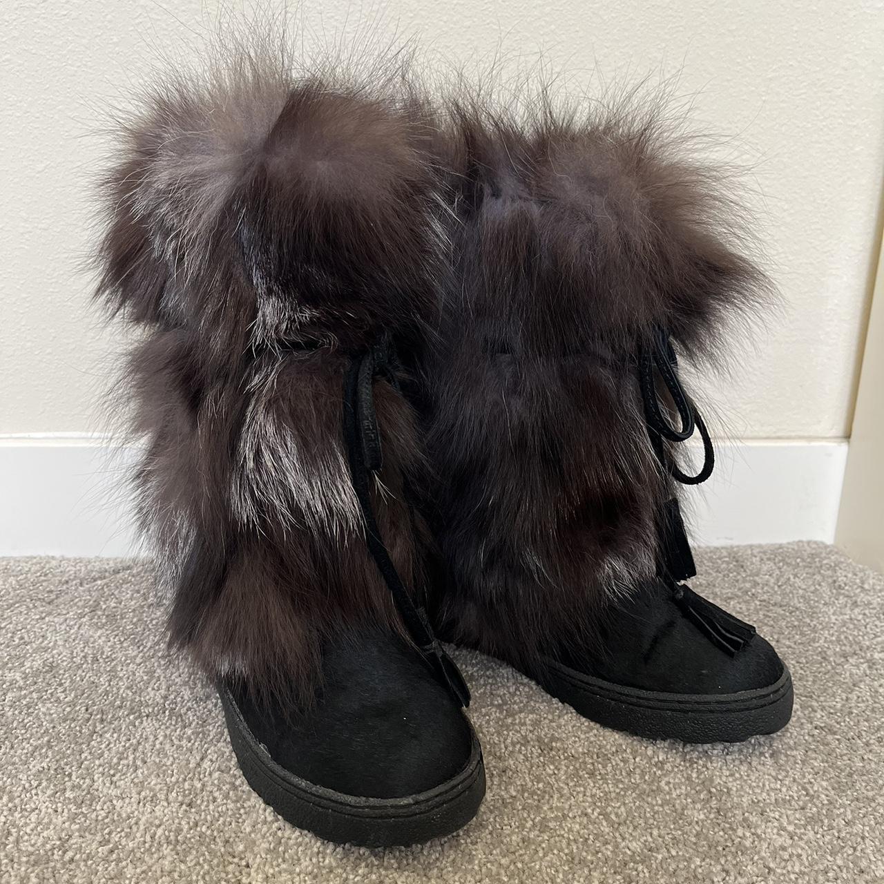 bearpaw boots womens black