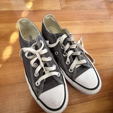 black platform converse pretty dirty but still Depop