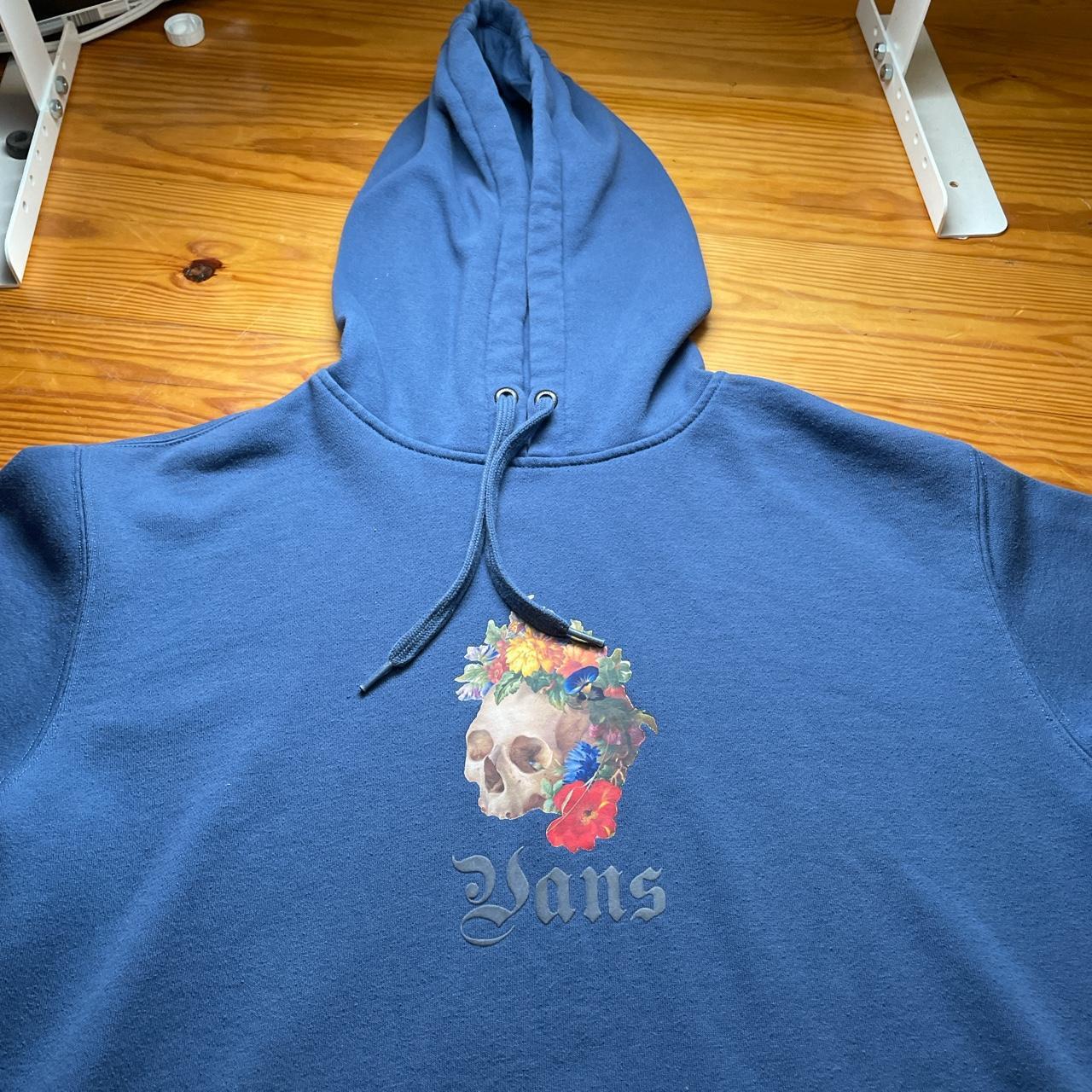 Blue vans clearance hoodie mens