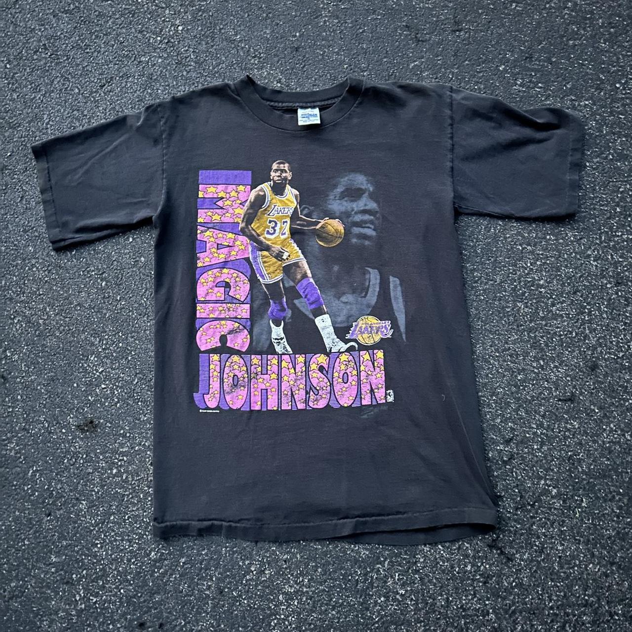 SALEM/MAGIC JOHNSON SALEM USA/Tシャツ/-/コットン/BLK-