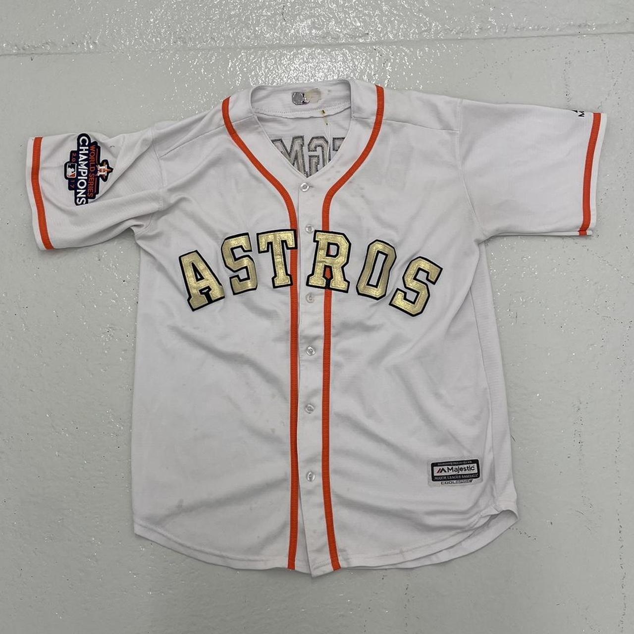 Dynasty Gray Houston Astros Baseball Jersey Stitched - Depop