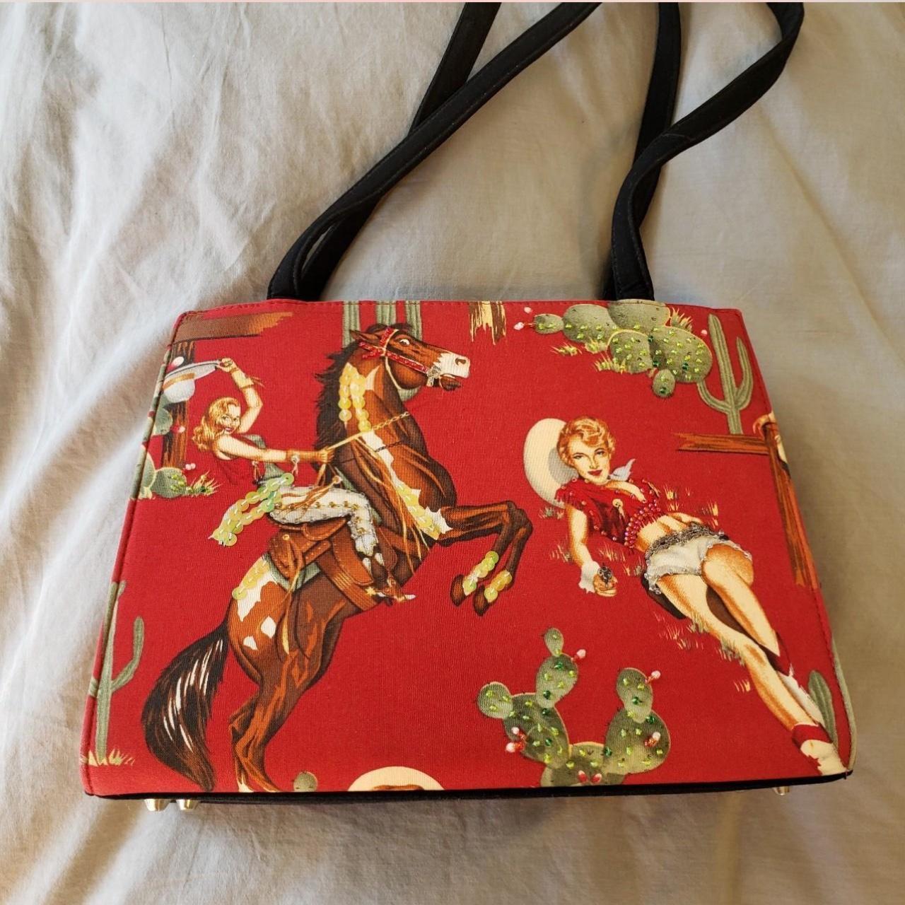 Unique Vintage Red selling Purse