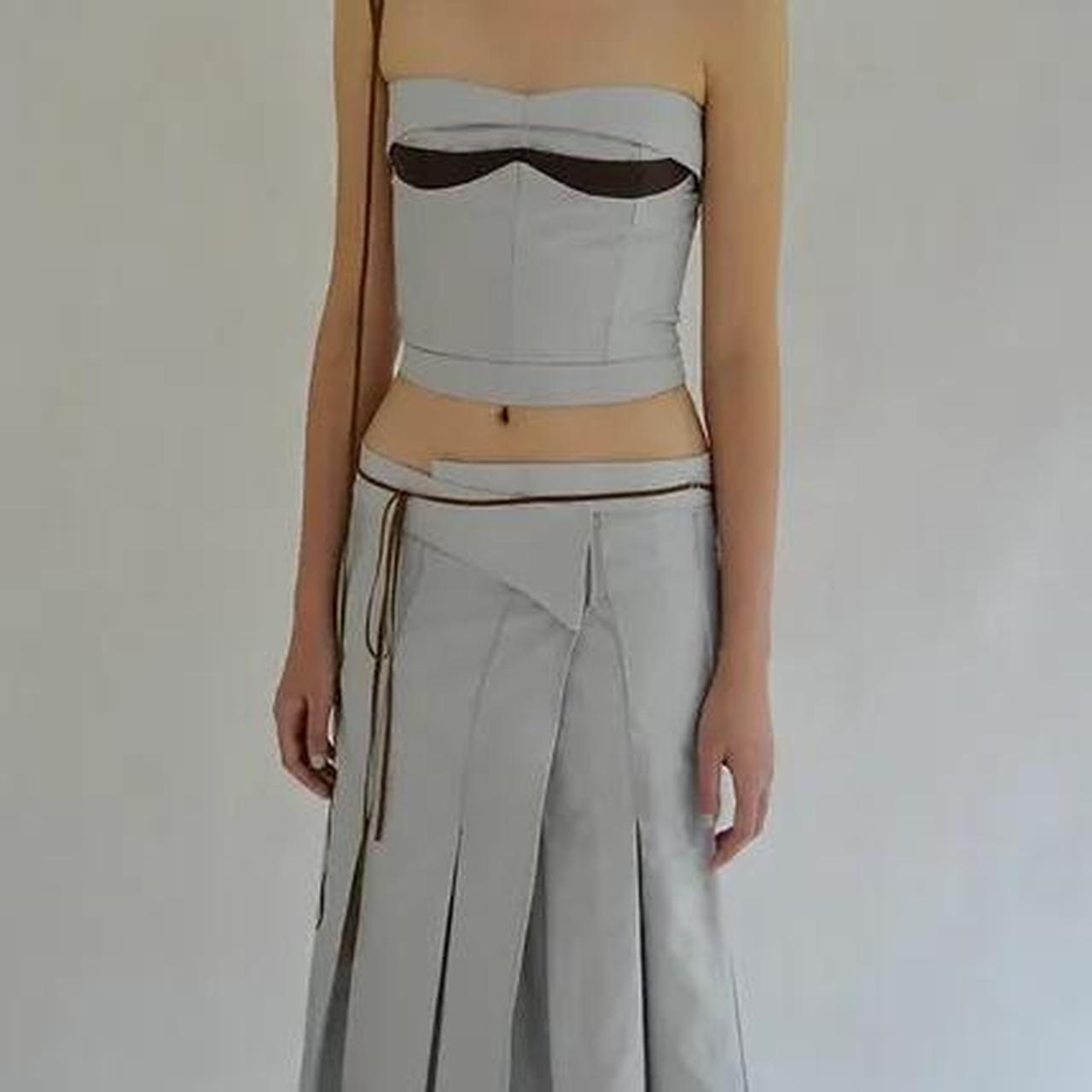 トップス CARO CHIA ARTOIS GREY TOP KOMUNE | Aro Grey Top