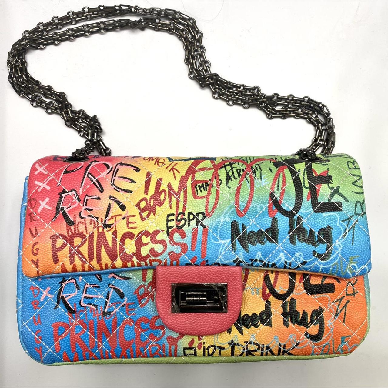 Rainbow 2025 graffiti purse