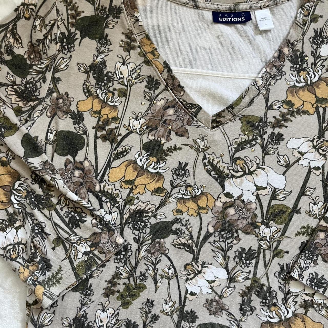 Basic Editions Women's Blouse - Multi - S – Basic… - image 2