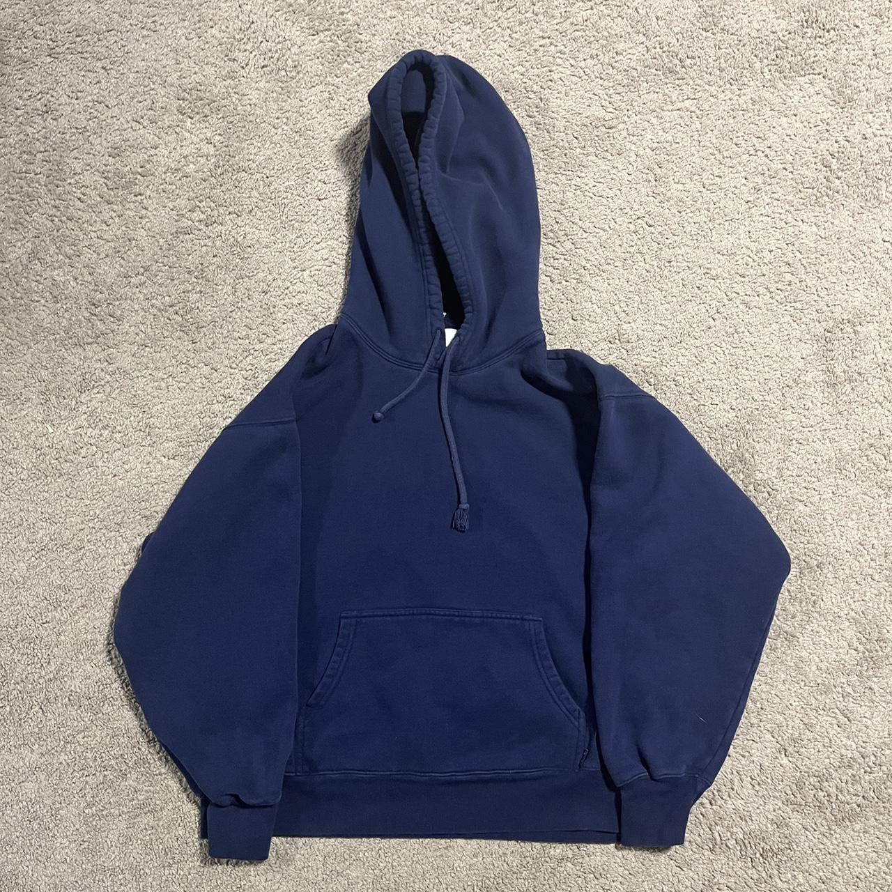 Navy blue Aritzia Tna hoodie. Size-2 Pit to... - Depop