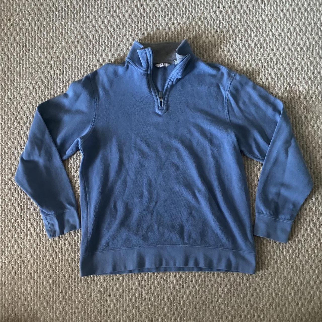 Perfect condition IZOD quarter zip, no flaws, hardly... - Depop