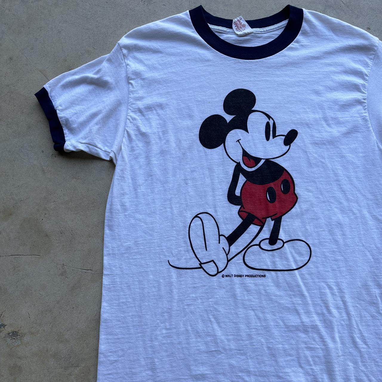 1980’s Walt Disney Productions Mickey Raglan... - Depop