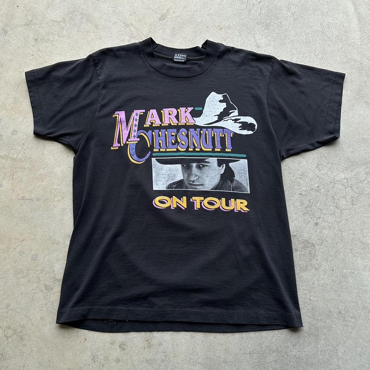 Vintage Mark Chesnutt on tour band shirt Size... - Depop