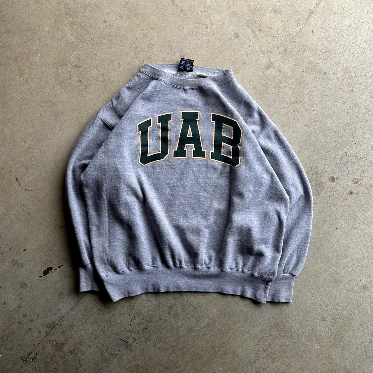 Vintage UAB Grey Sweatshirt 25X27 Super fire UAB... - Depop