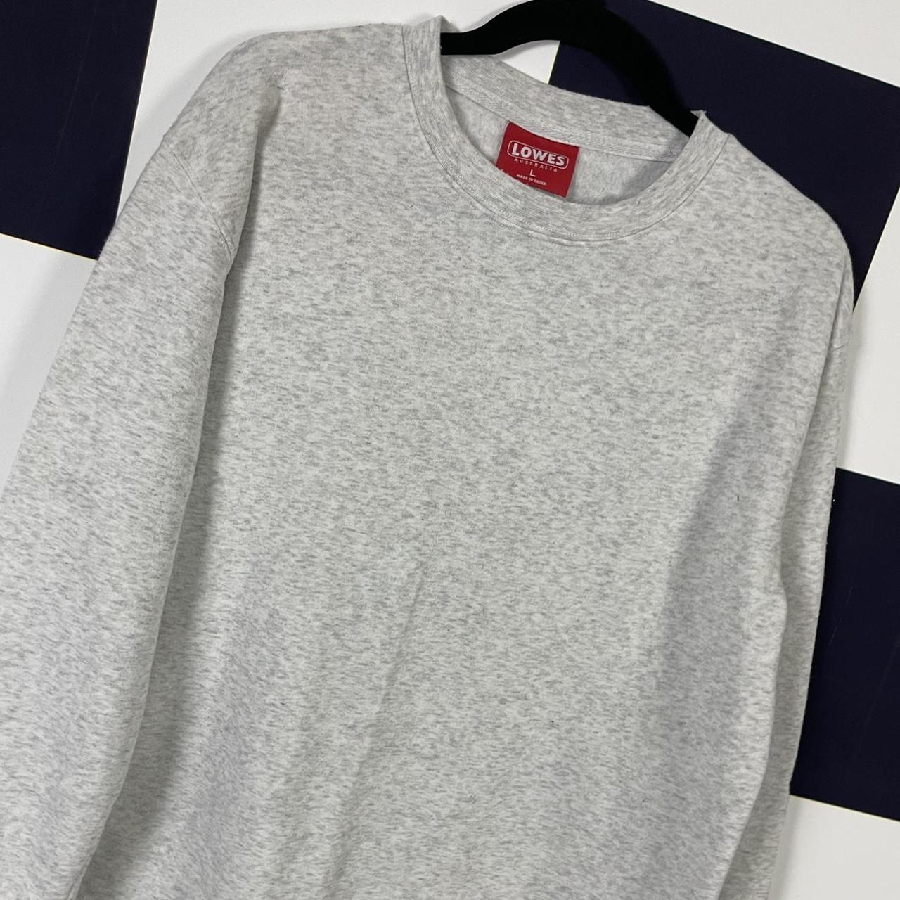 Lowes Grey Classic Basic Jumper Size L Preowned in... Depop