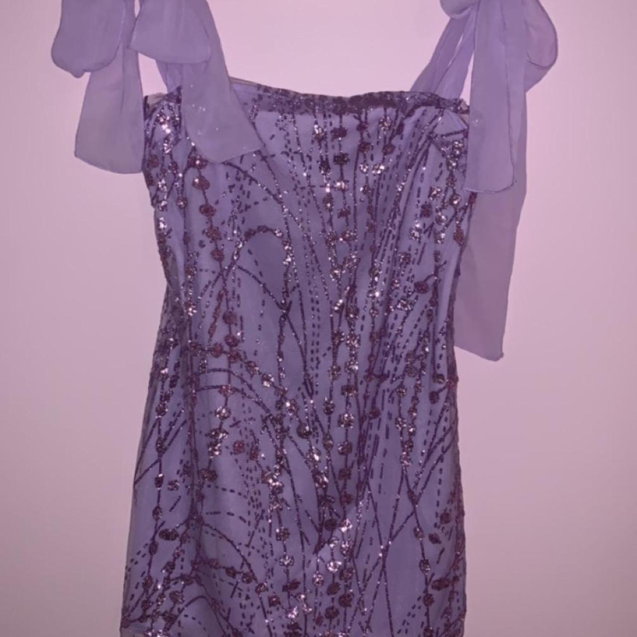 Purple Lucy in the Sky mini dress, so cute but not... Depop