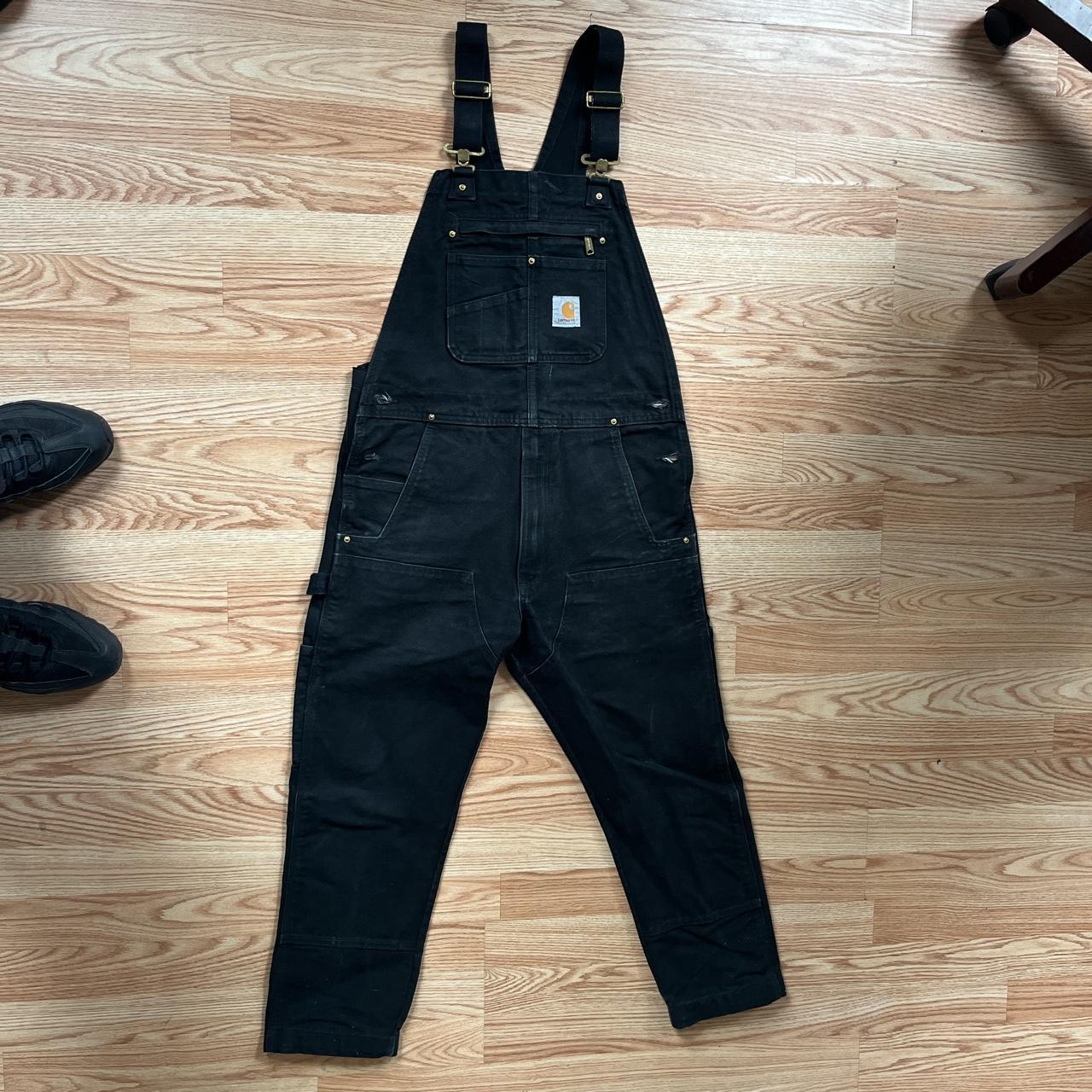 Carhartt Demin Overalls size Women's 32/30 The... - Depop