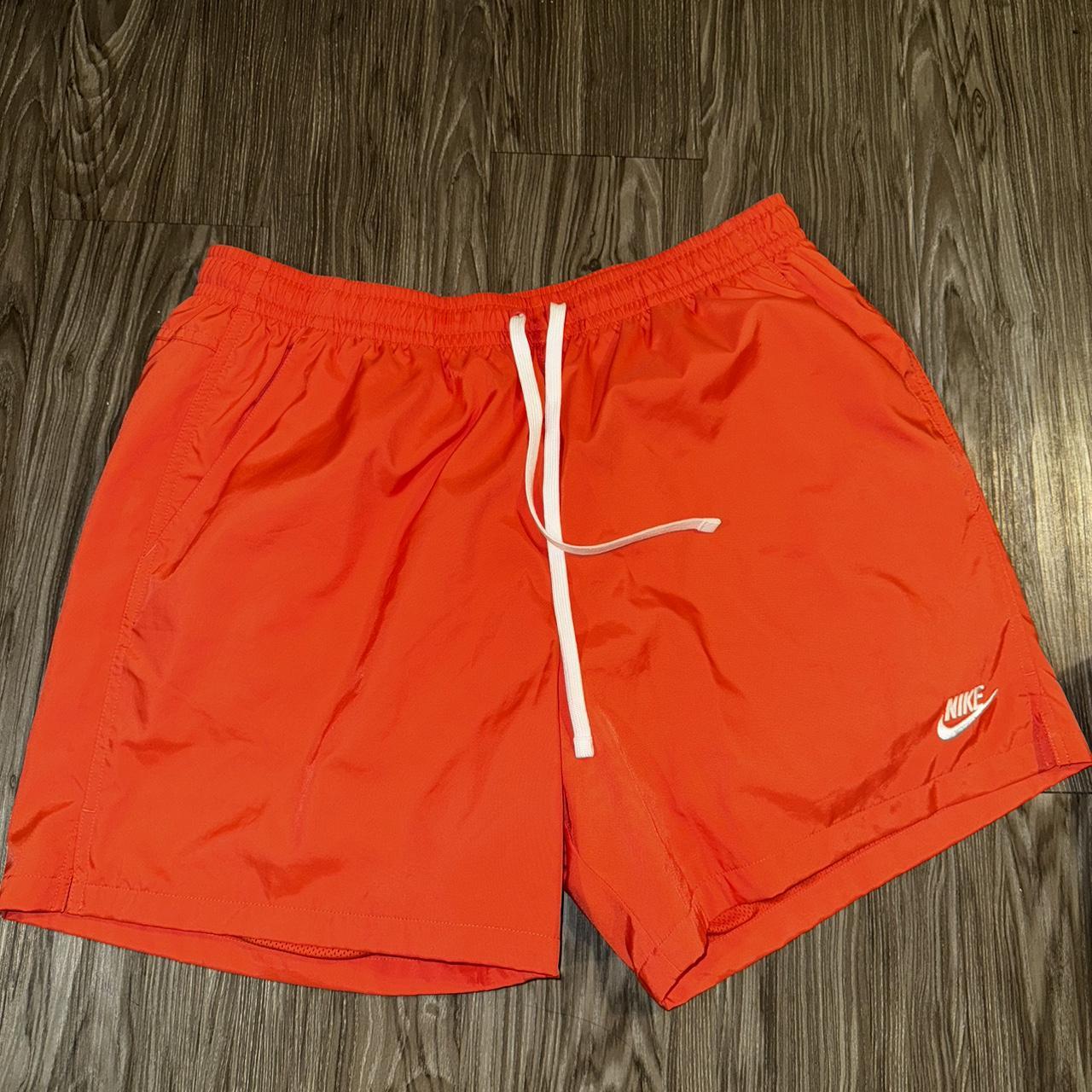 Nike woven clearance shorts orange