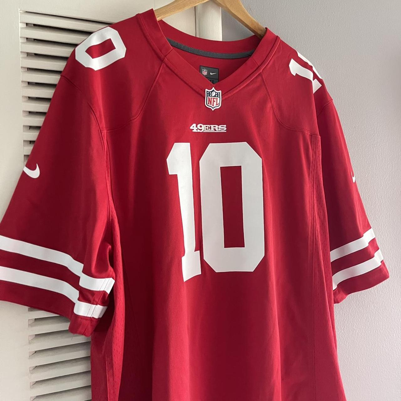 Jimmy Garoppolo Red 49ers Jersey Youth XL (fits - Depop