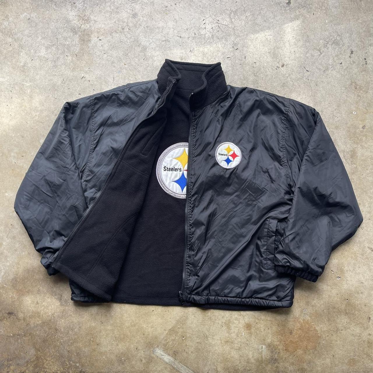 Vintage Pittsburgh Steelers Pro Player Leather Jacket