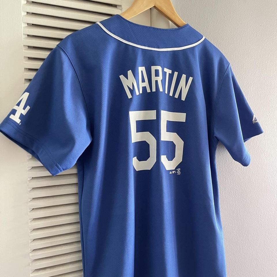 Los Angeles Dodgers Russell Martin Blue Majestic T Shirt