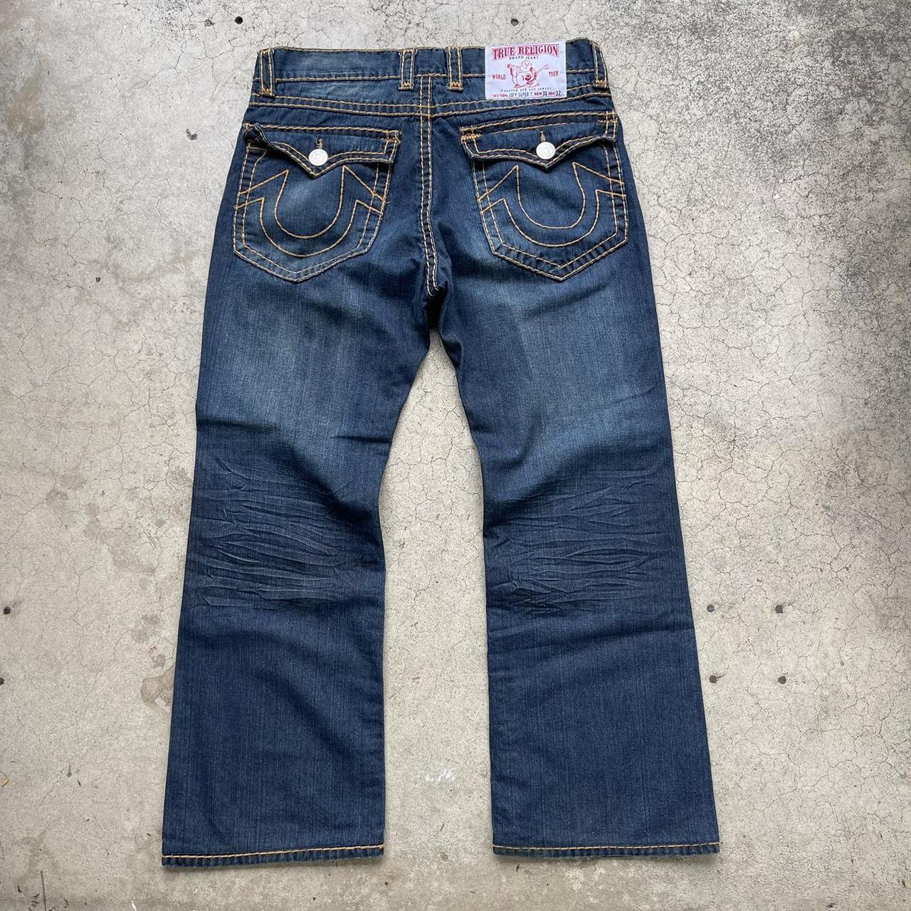 Vintage Y2K True Religion Joey Super T Dark Blue | Depop Vintage Y2K True Religion Joey Super T Dark Blue | Depop