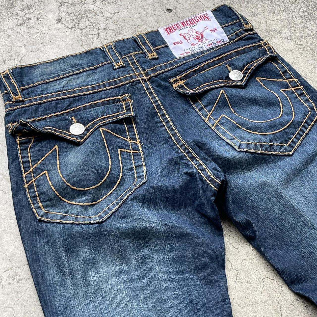 Vintage Y2K True Religion Joey Super T Dark Blue | Depop Vintage Y2K True Religion Joey Super T Dark Blue | Depop