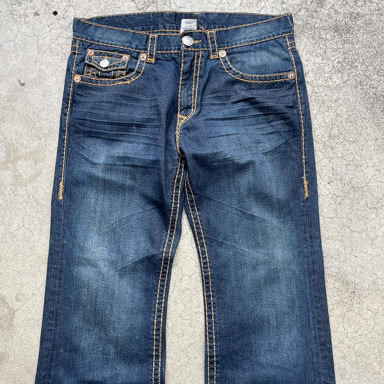 Vintage Y2K True Religion Joey Super T Dark Blue | Depop Vintage Y2K True Religion Joey Super T Dark Blue | Depop