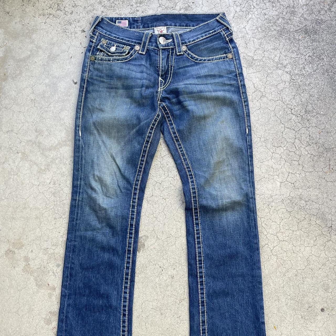 Vintage Y2K Distressed True Religion Ricky Big T | Depop