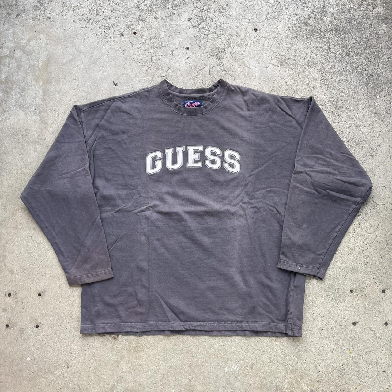 Vintage 90's Distressed Guess Jeans Depop