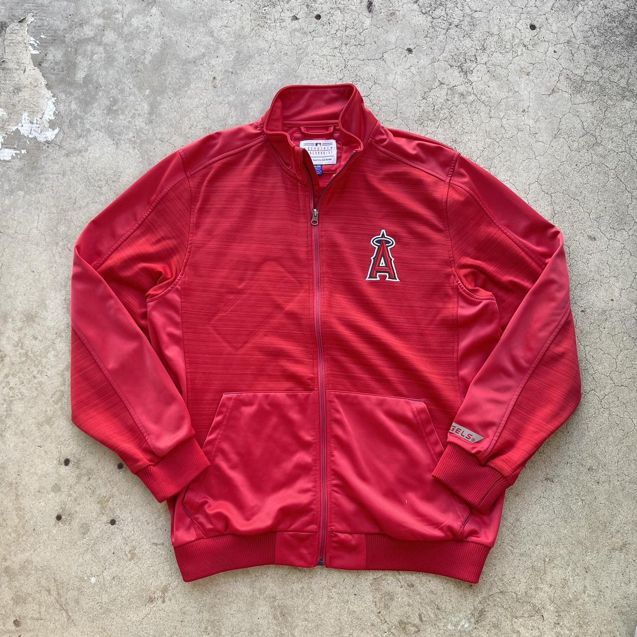 Vintage MLB Los Angeles Anaheim Angels Majestic Bomber deals Jacket